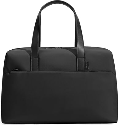 Away The Everywhere Bag in black, front view with top handles
