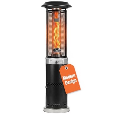 BALI OUTDOORS stainless steel standing propane patio heater