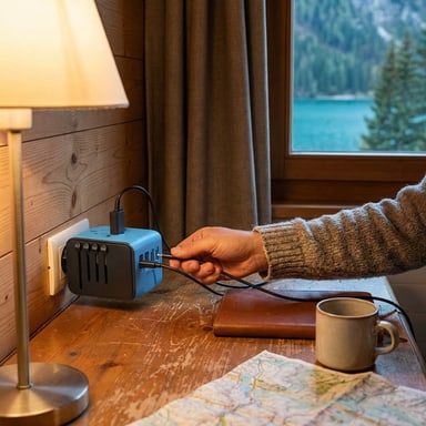 Ceptics Travel Power Strip PS-2U+