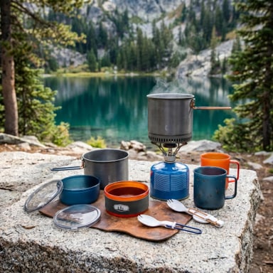 GSI Outdoors Halulite Dualist HS two-person cookware set
