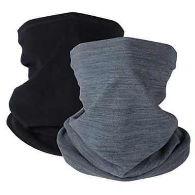 KGC winter fleece neck gaiter two pack