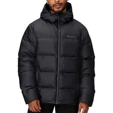 Marmot Guides Down 2.0 Hoody in dark gray, front view