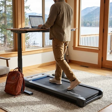 MERACH W50 Walking Pad with 12% Auto Incline