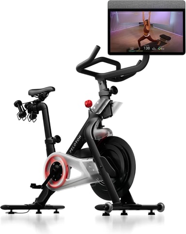 Peloton Cross Training Bike with its 21.5-inch swivel touchscreen