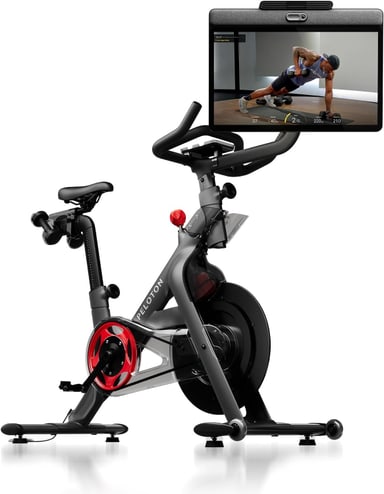 Peloton Cross Training Bike+ with its 23.8-inch swivel touchscreen