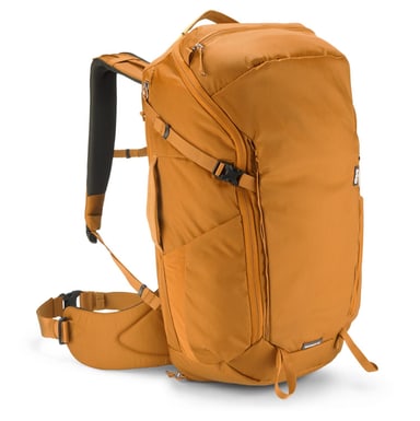 REI Co-op Ruckpack 40 men's pack in golden amber, front three-quarter view