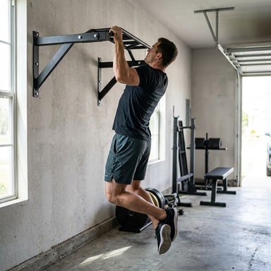 REP Fitness Heavy Duty Pull-Up Bar, Wall Mounted Multi-Grip