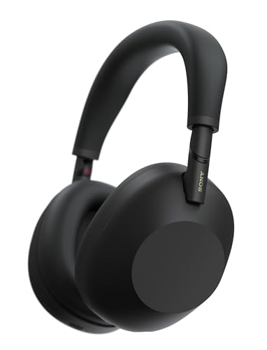 Sony WH-1000XM6 noise cancelling headphones in Black