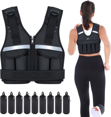 Sportneer Adjustable Weighted Vest 2 – 18 lb