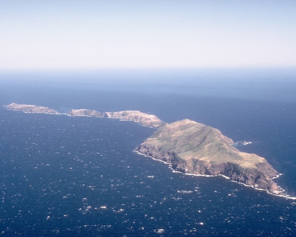 Anacapa Island stretched across open Pacific water