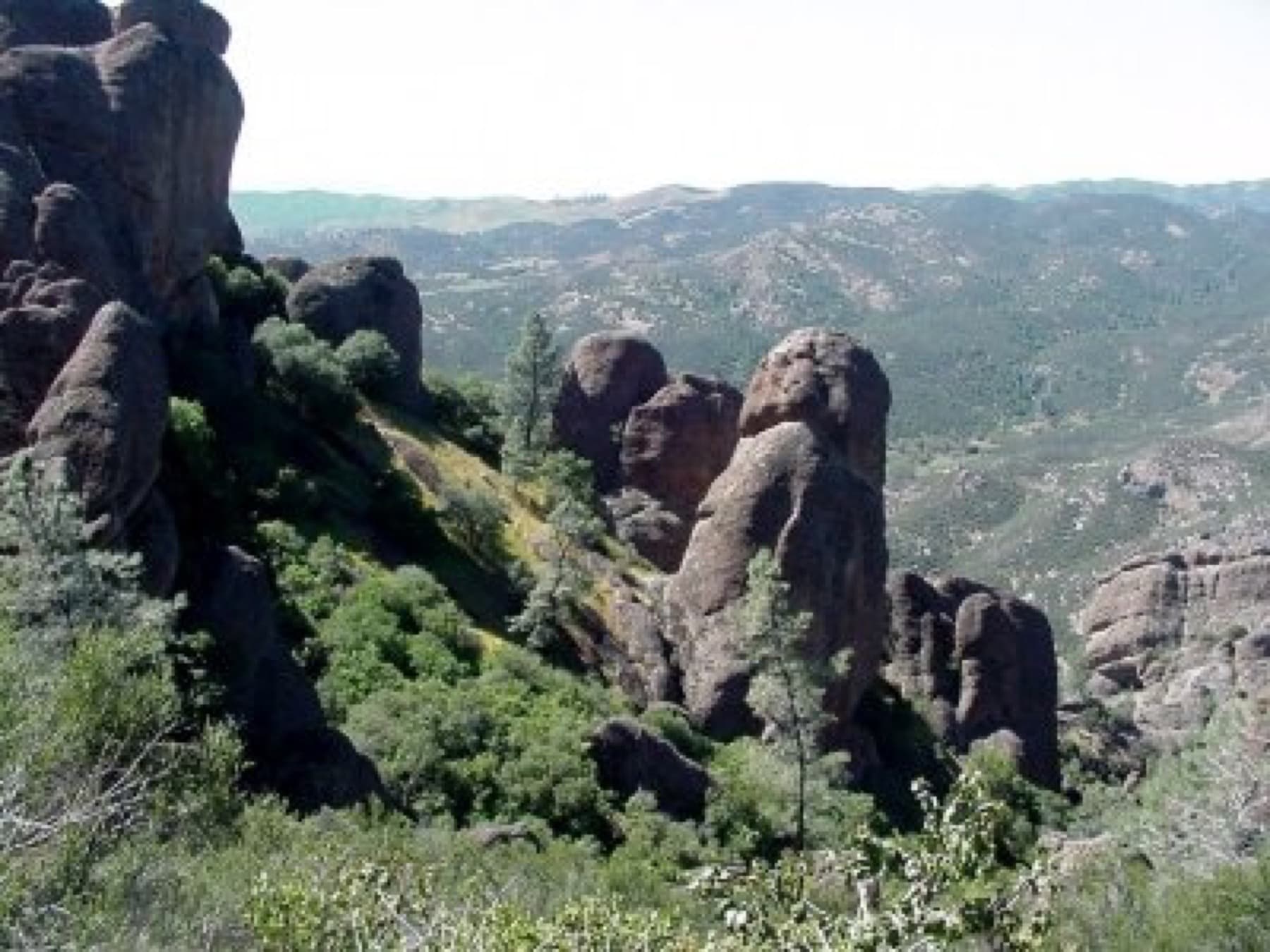 Pinnacles rock formations in the High Peaks