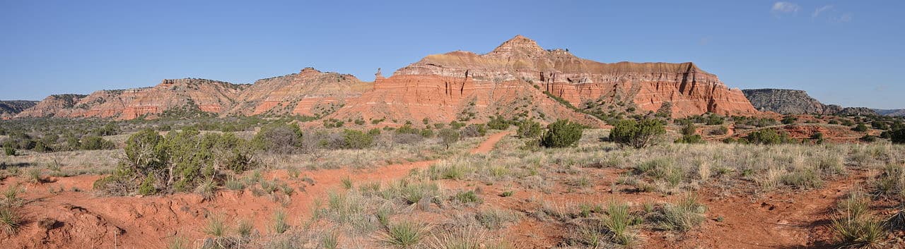 Palo Duro Canyon and Capitol Peak in Texas
