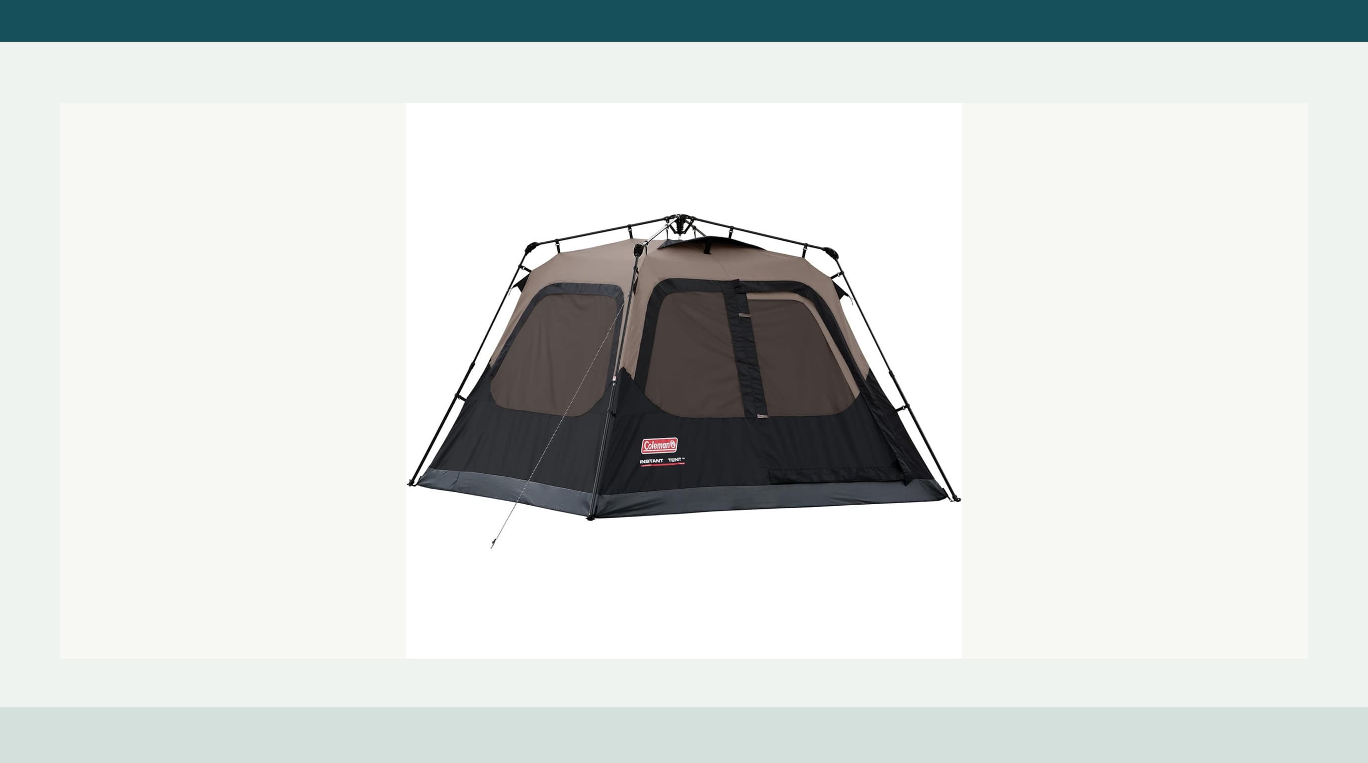 Coleman 4-Person Instant Cabin Tent with its pre-attached frame extended