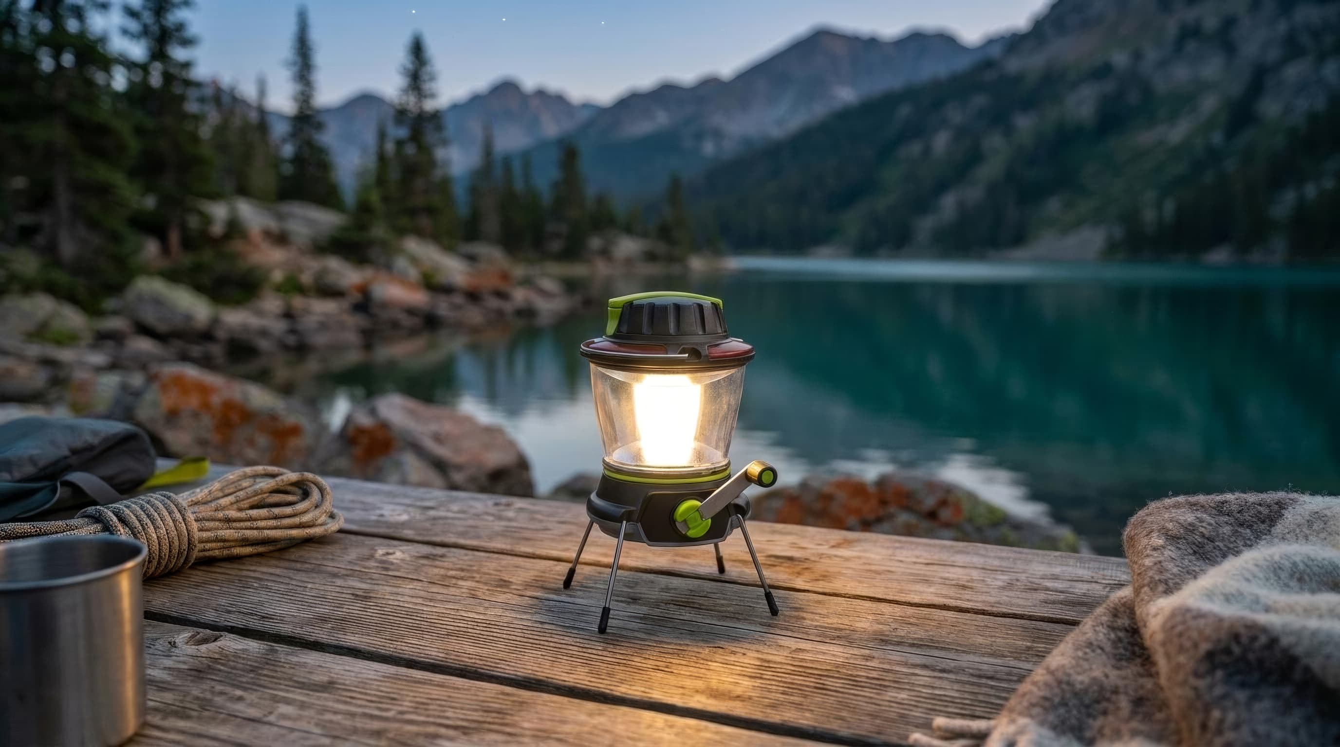 Goal Zero Lighthouse 600 lantern displayed clearly for a campsite lighting review