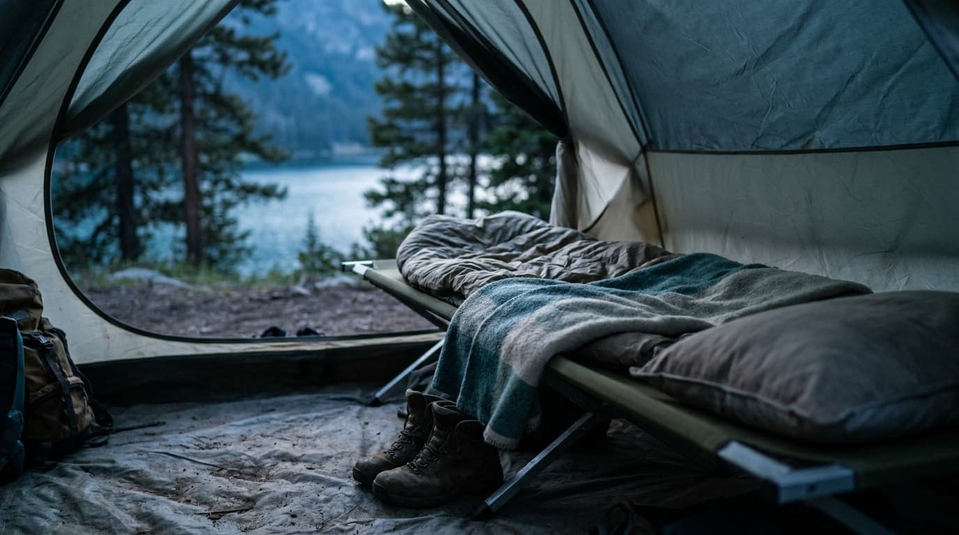 How to choose a camping cot: width, height, and weight capacity