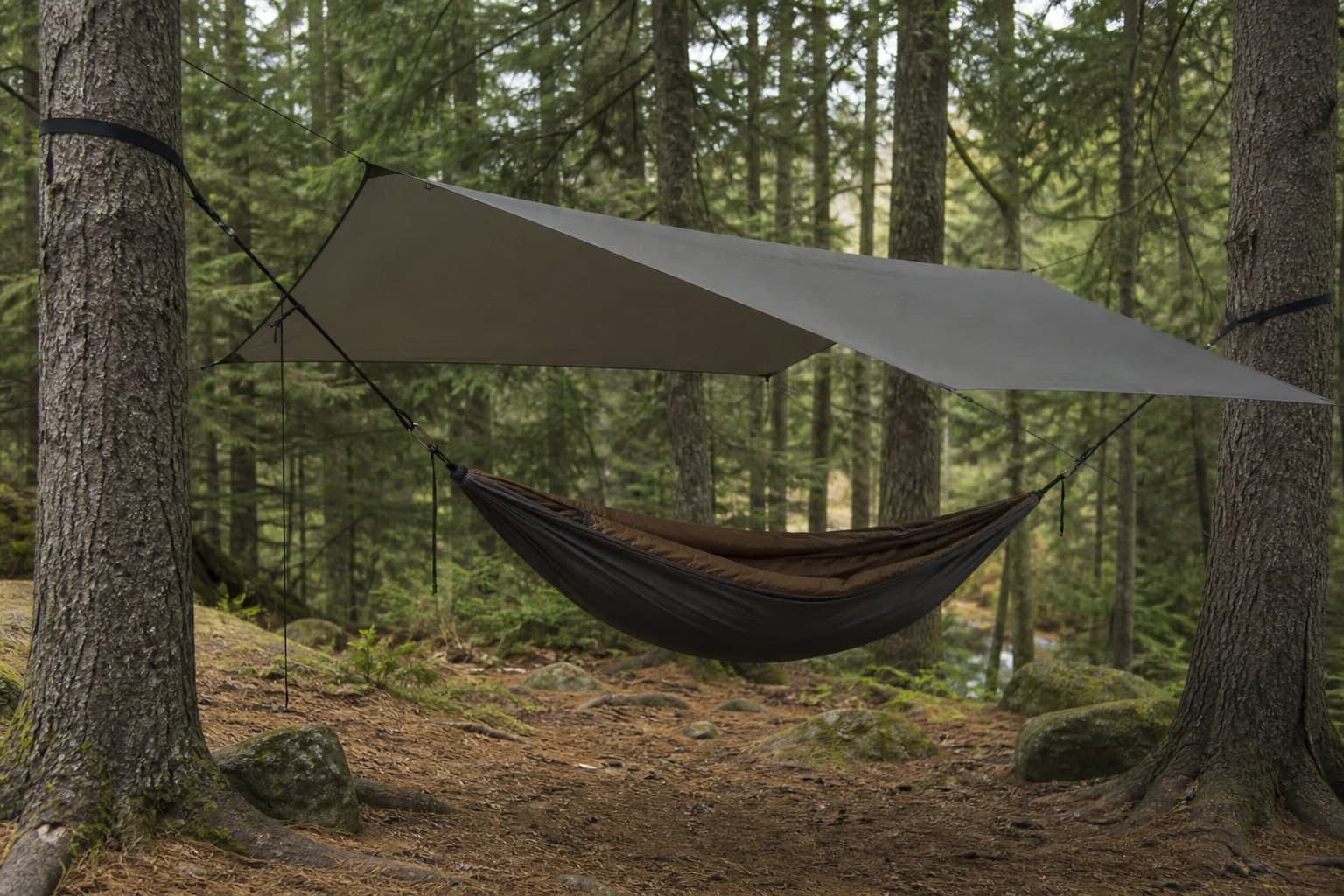 How to hang a camping hammock