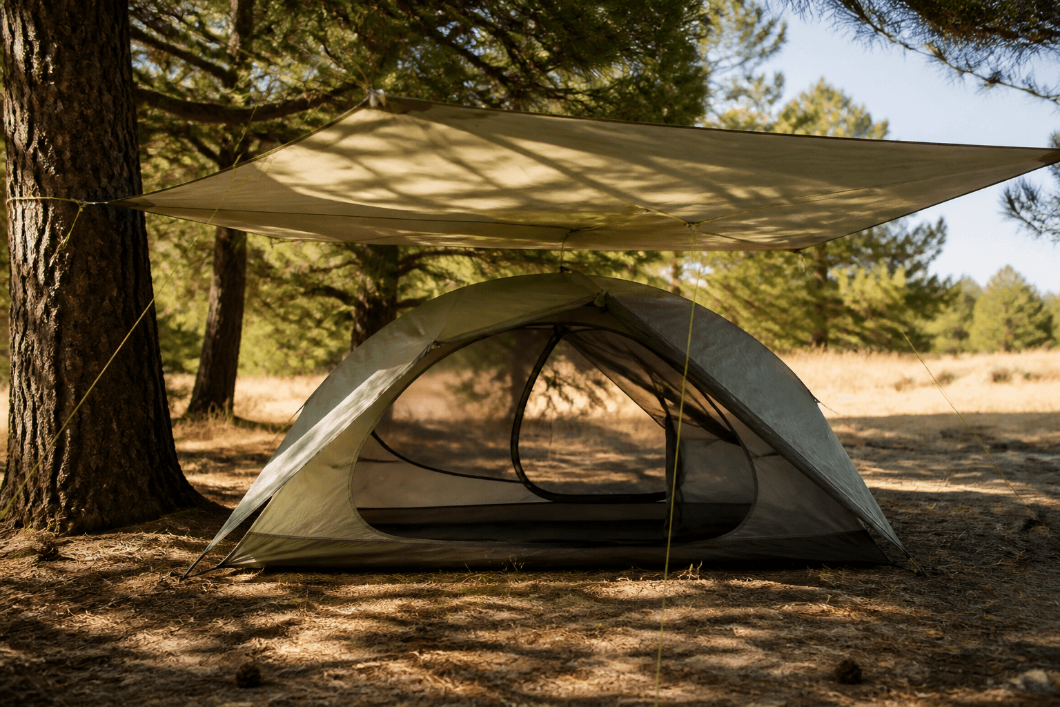 How to keep a tent cool in hot weather