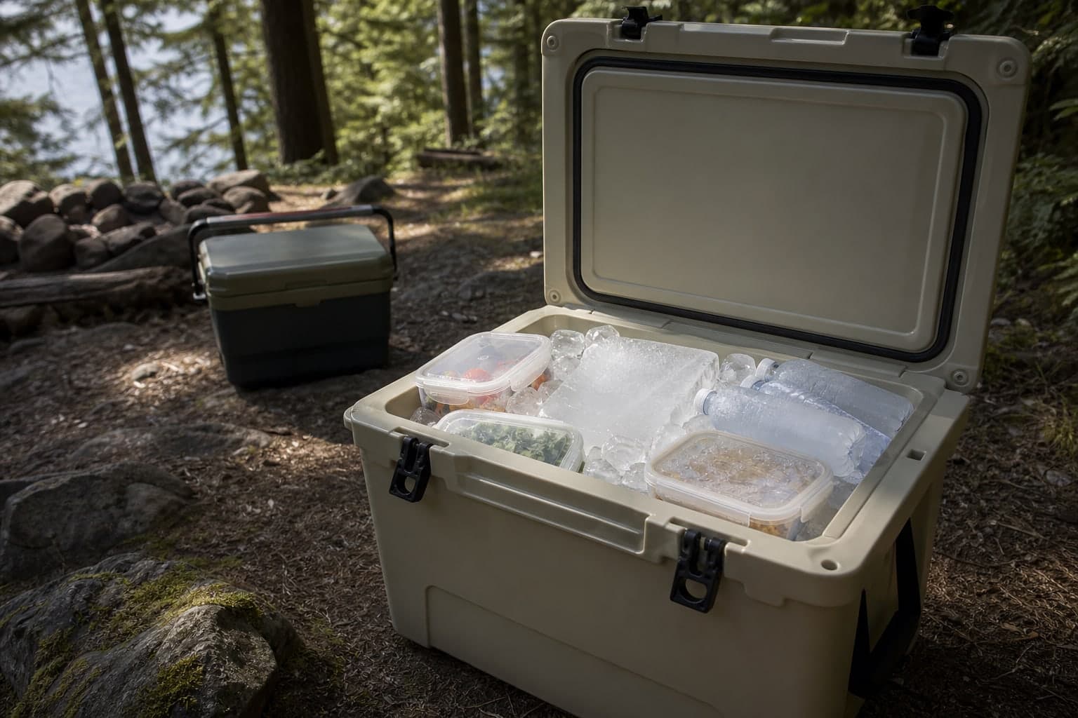 How to keep ice longer while camping