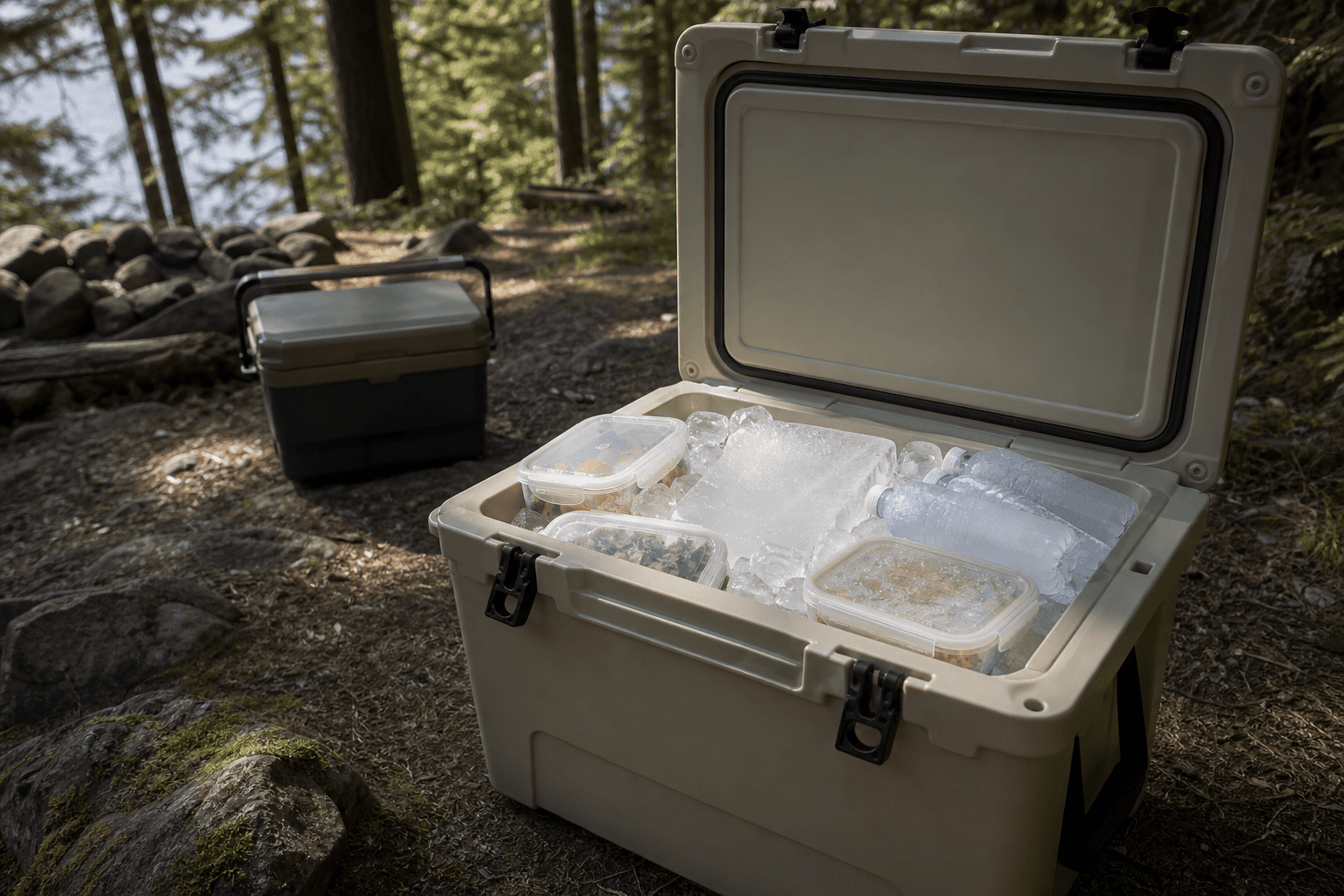 How to keep ice longer while camping