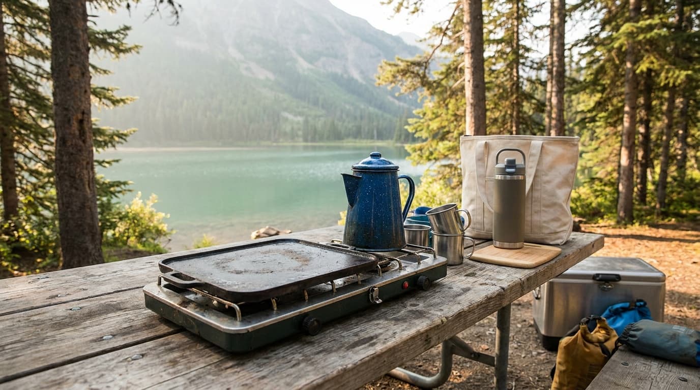How to season a camping griddle