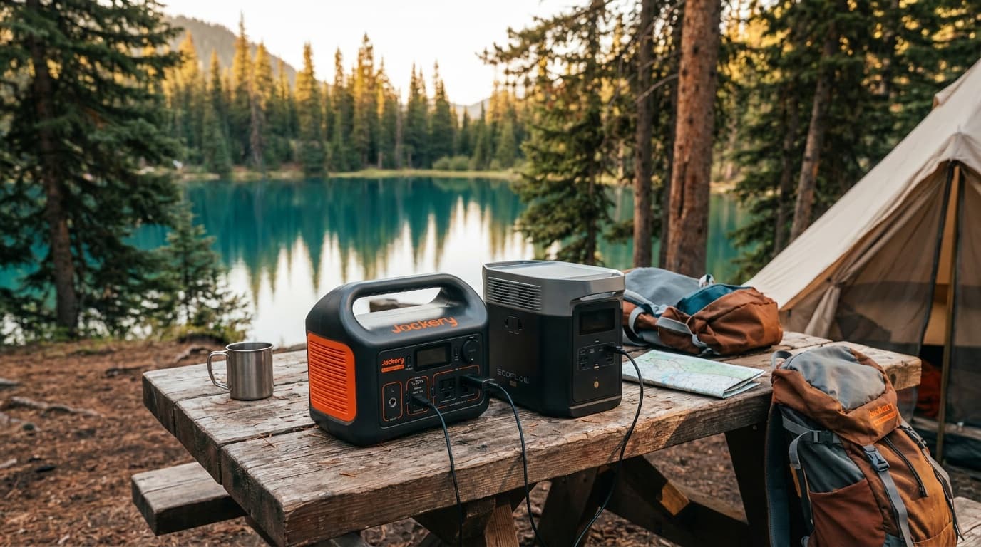 Jackery vs EcoFlow: which power station for camping