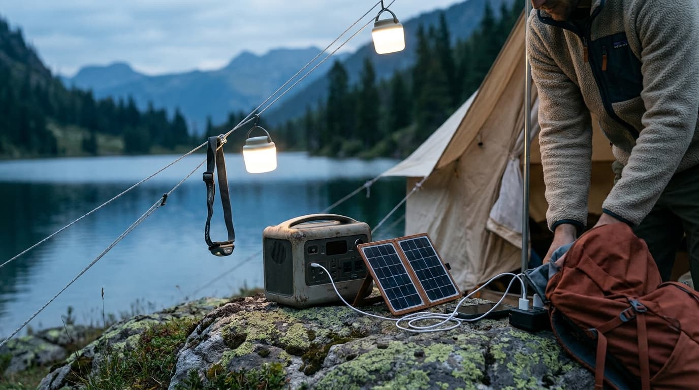What size power station do I need for camping?