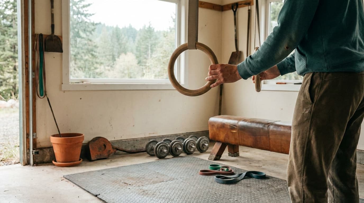 How to use gymnastic rings for beginners