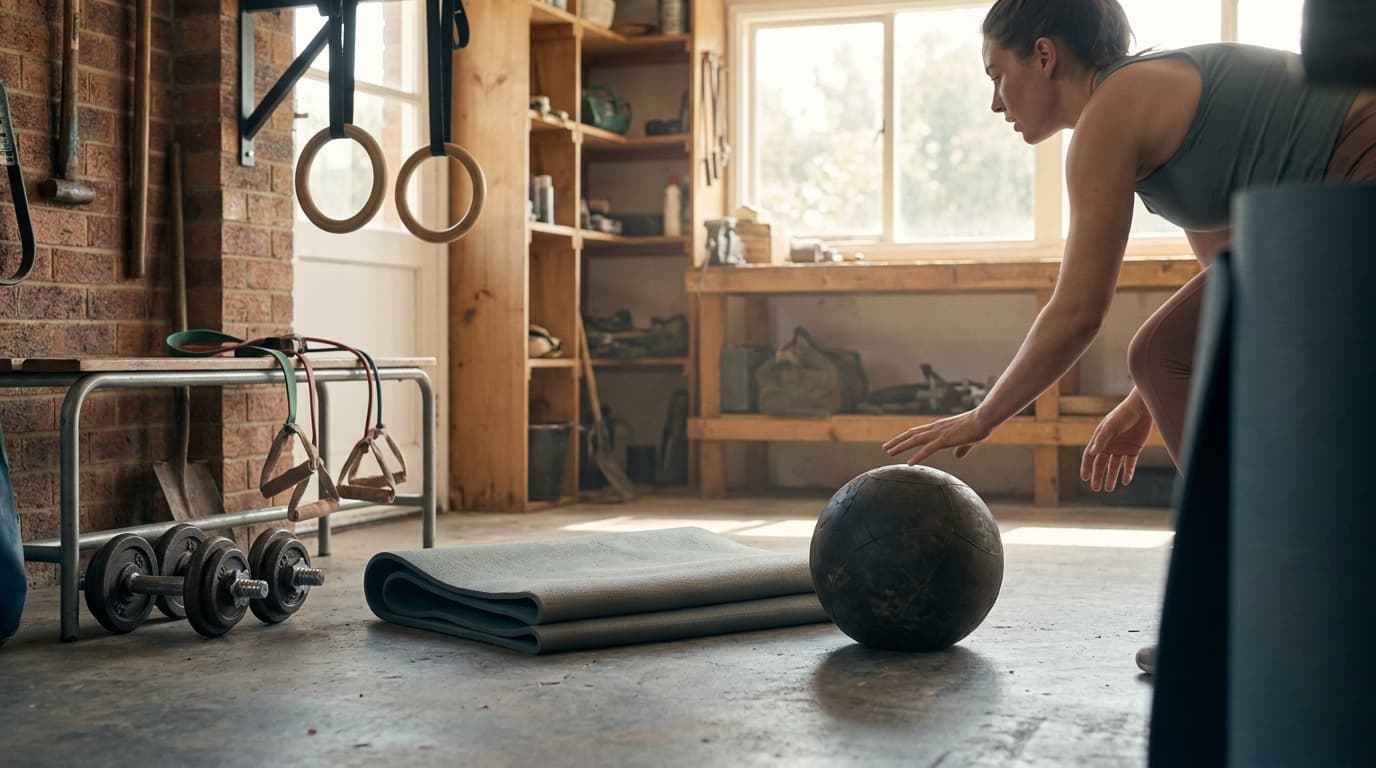 Slam ball workout for beginners