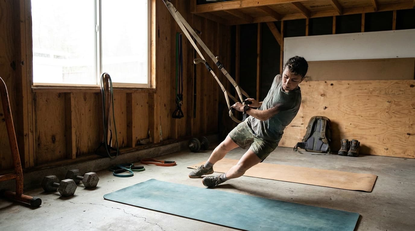 Suspension trainer workout for beginners