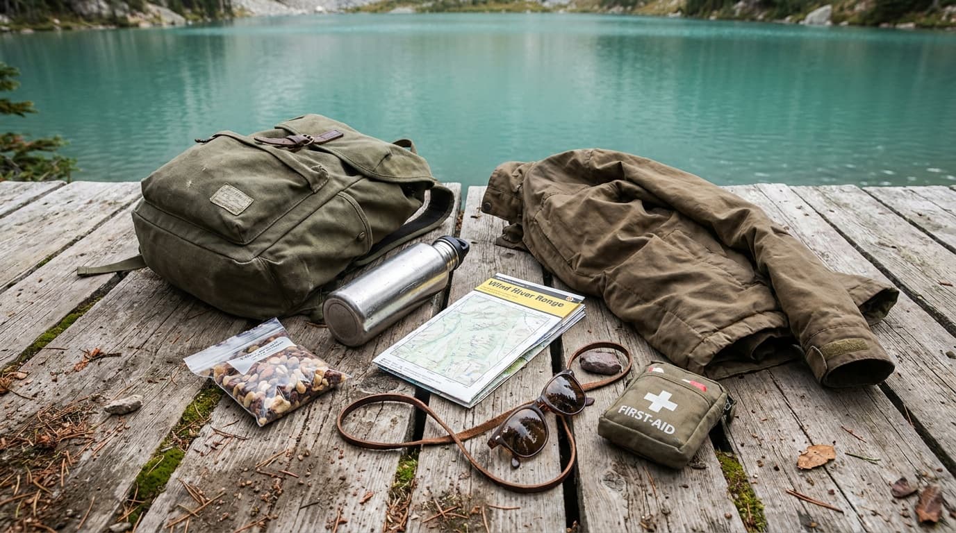 Day-hike checklist: the ten essentials and what actually fits in your pack
