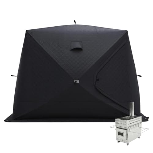 Albott outdoor sauna tent with wood burning stove