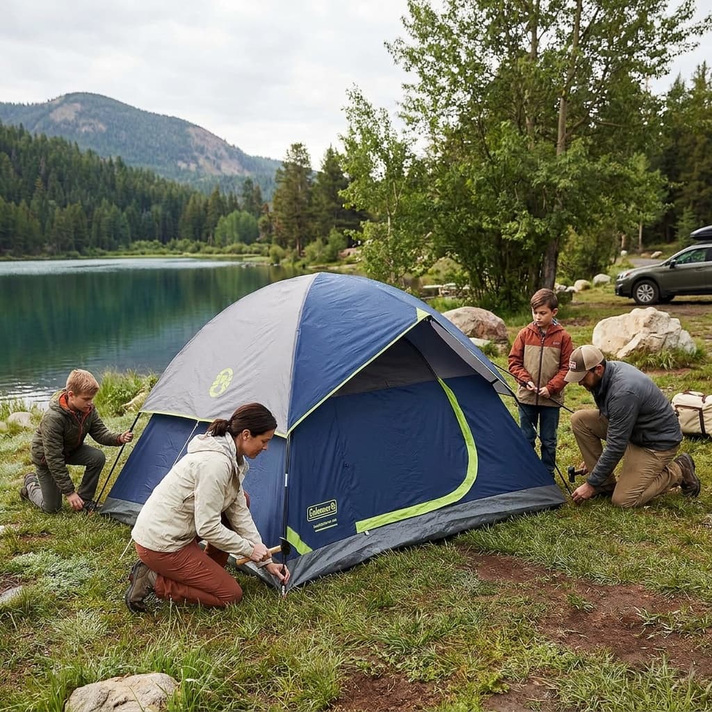 Coleman Sundome 4-Person Camping Tent