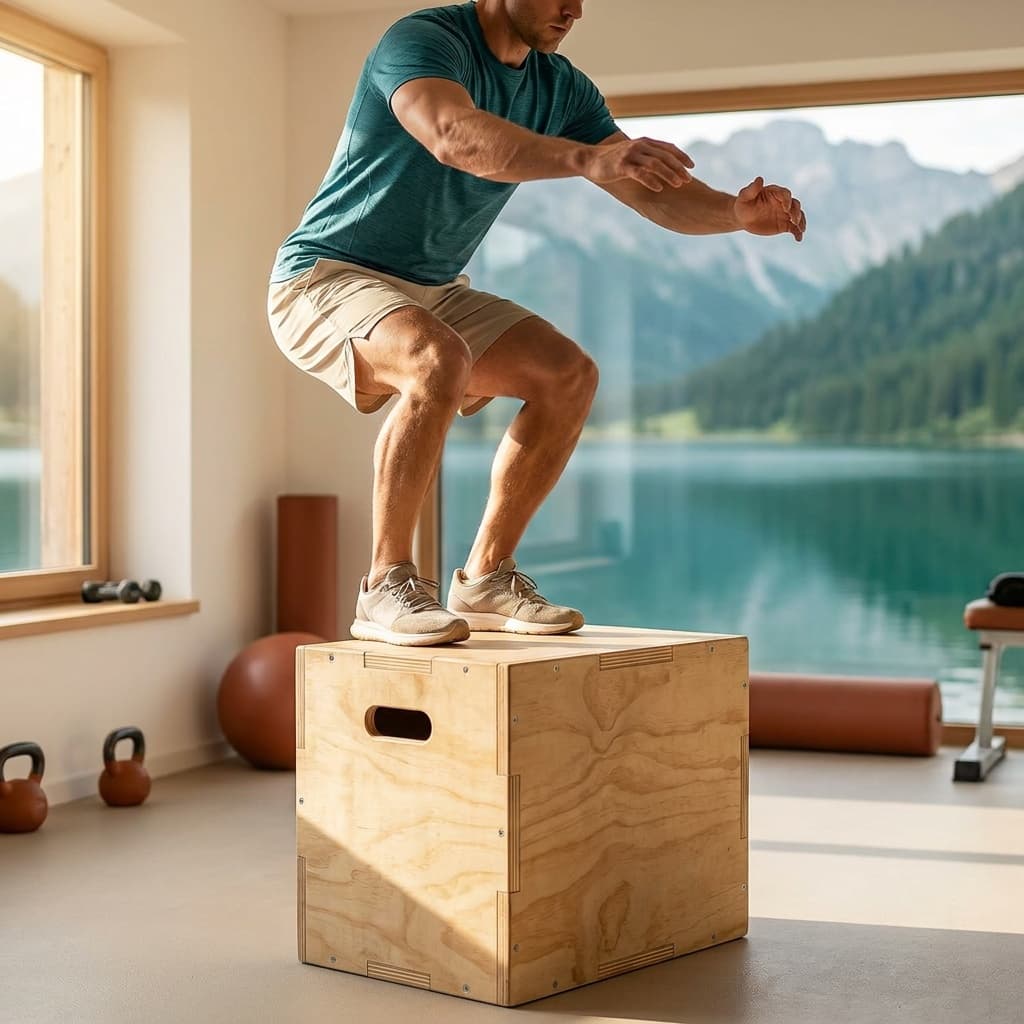 Yes4All 3-in-1 Wooden Plyometric Box