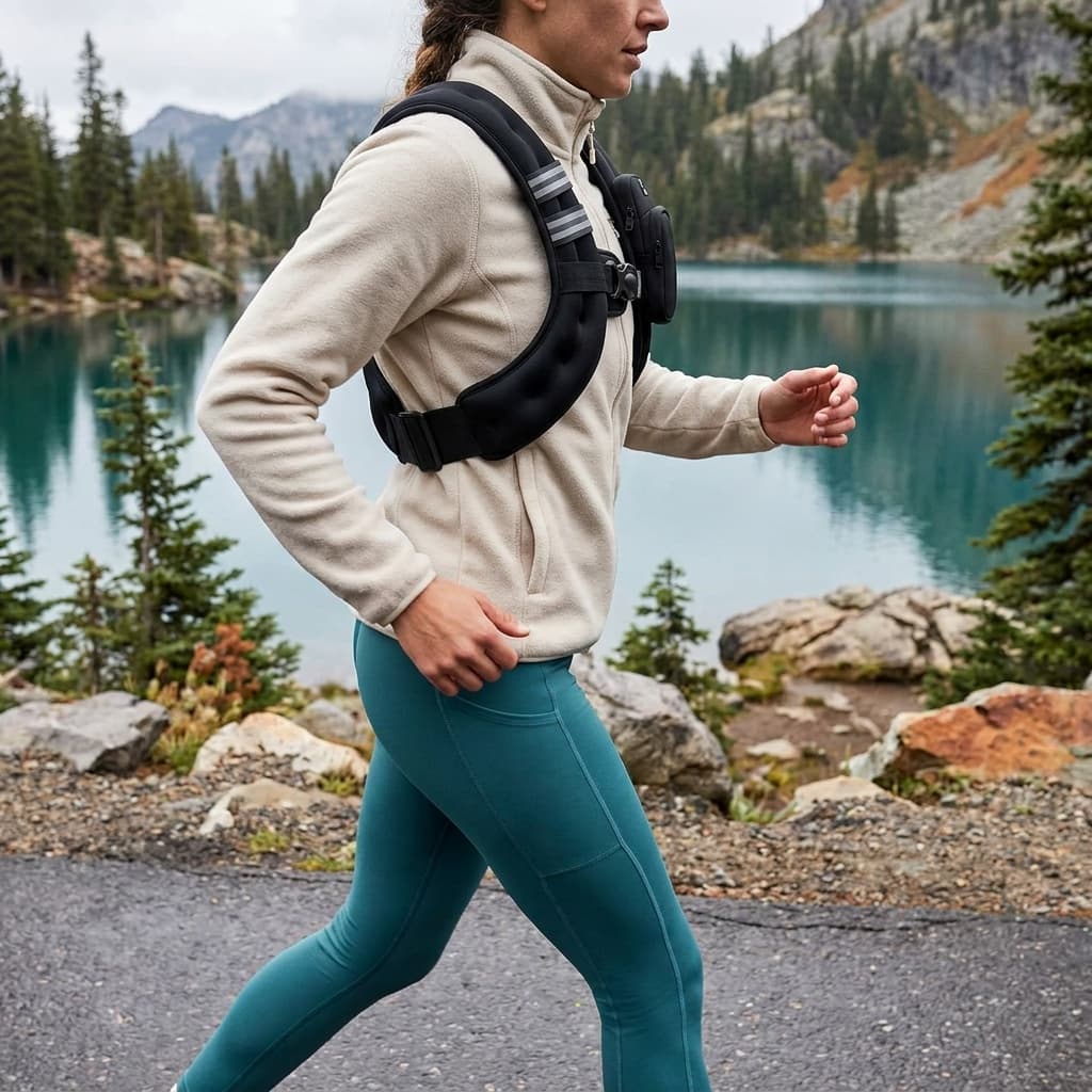 ZELUS Weighted Vest with Reflective Stripe
