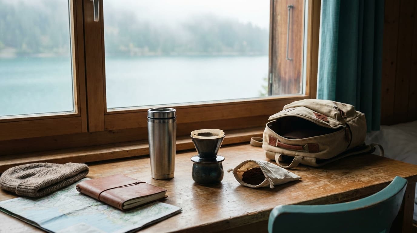 How to keep coffee hot while traveling