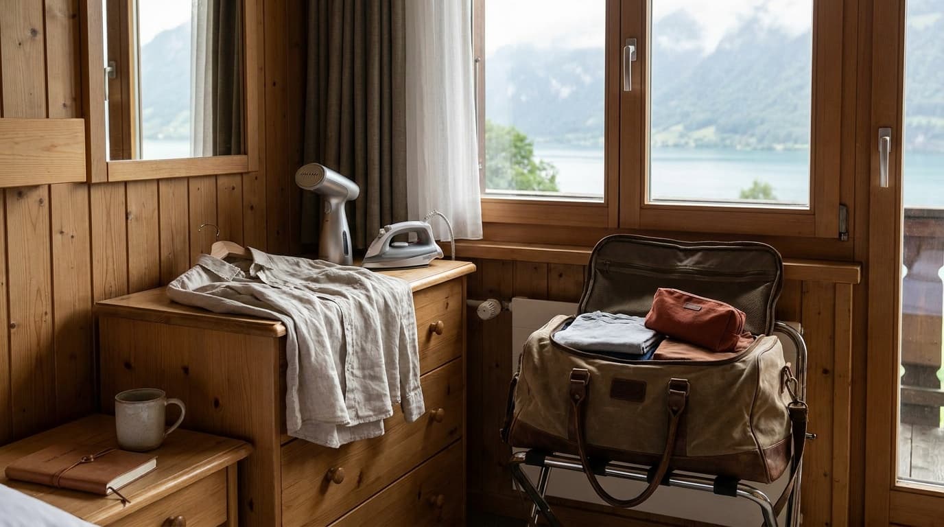 How to use a travel steamer