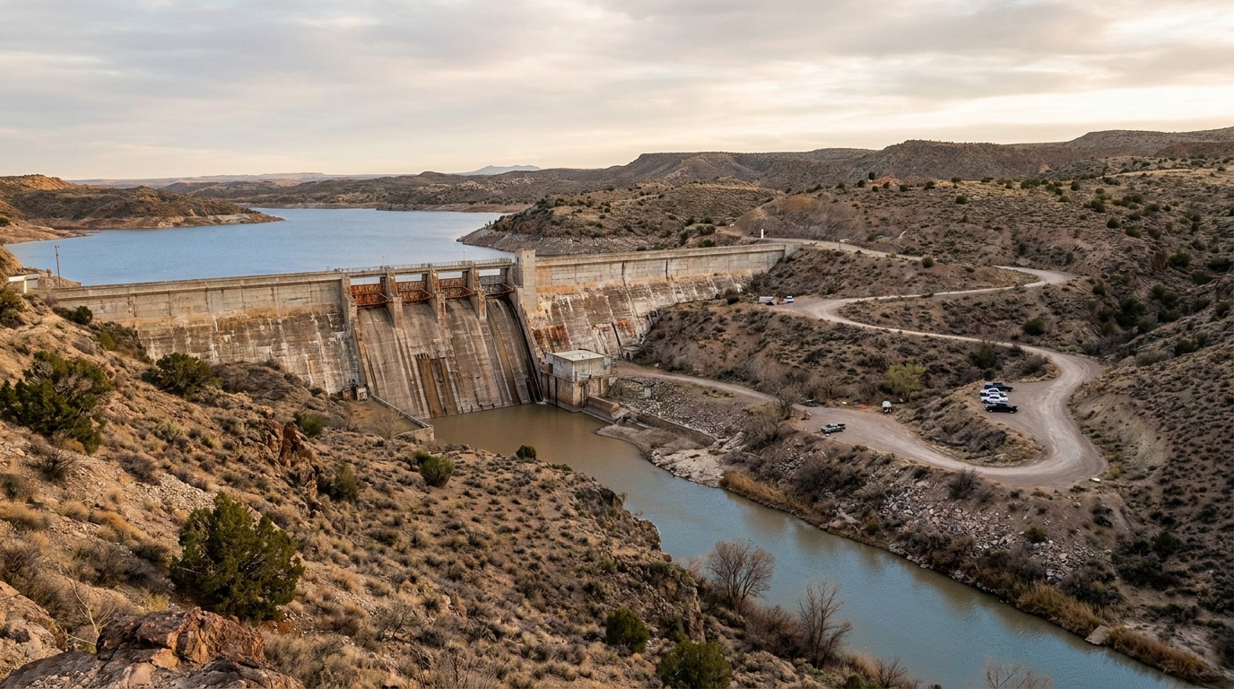 Elephant Butte Dam on the Rio Grande