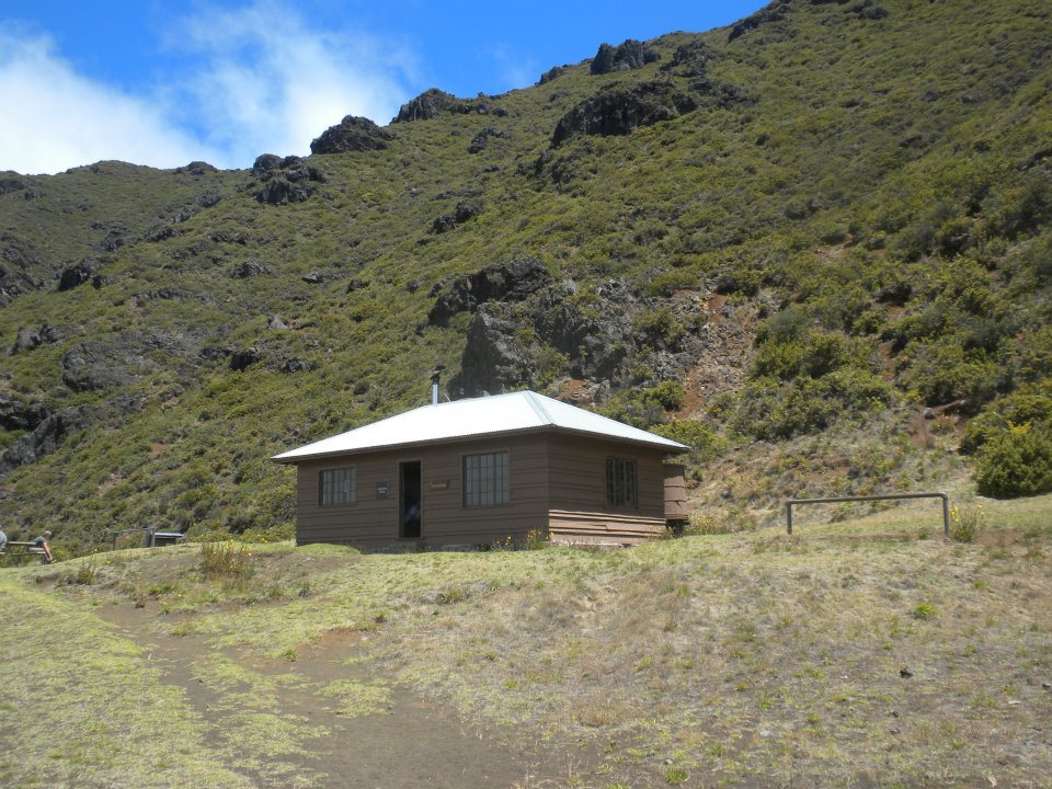 Kapalaoa Cabin along the Sliding Sands Trail in Haleakala crater
