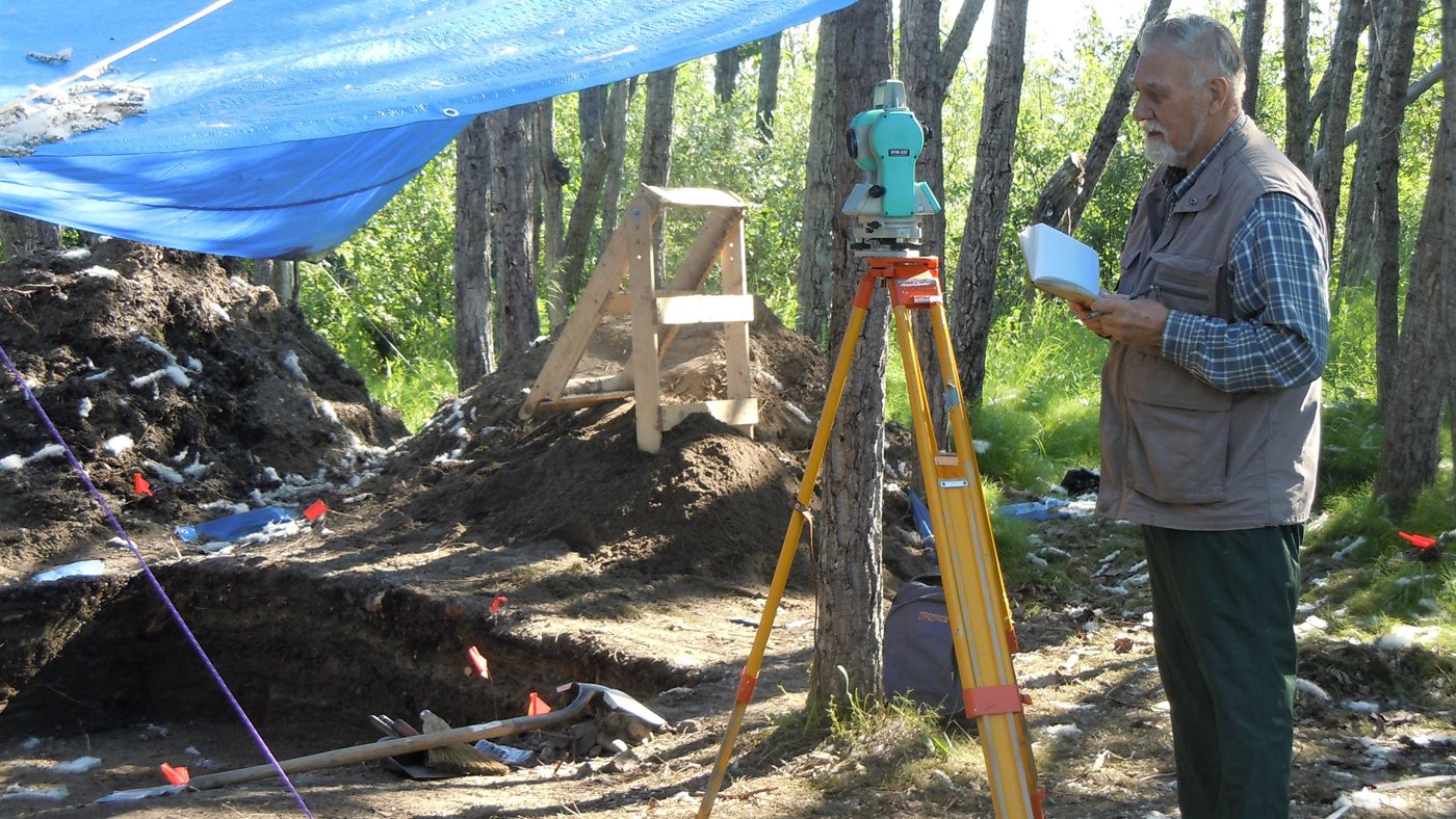 Researchers collecting field data in Kobuk Valley National Park