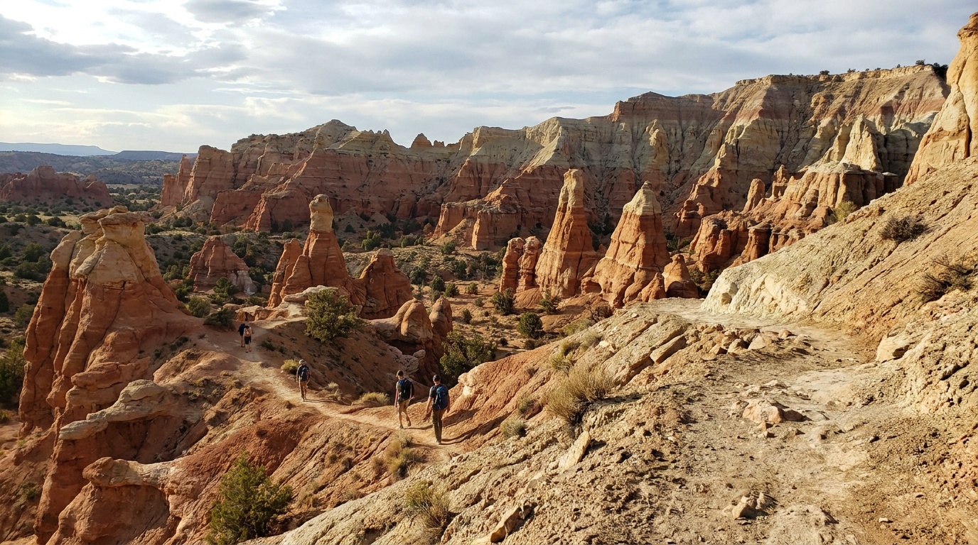 View over Kodachrome Basin from the Angel's Palace plateau trail