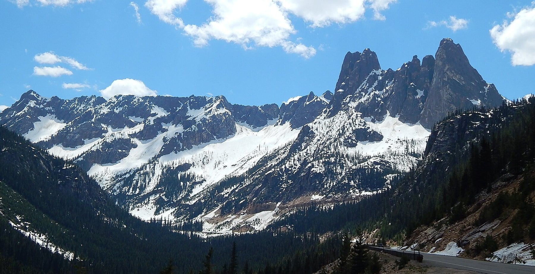 Washington Pass, the North Cascades Highway, and the Liberty Bell Group