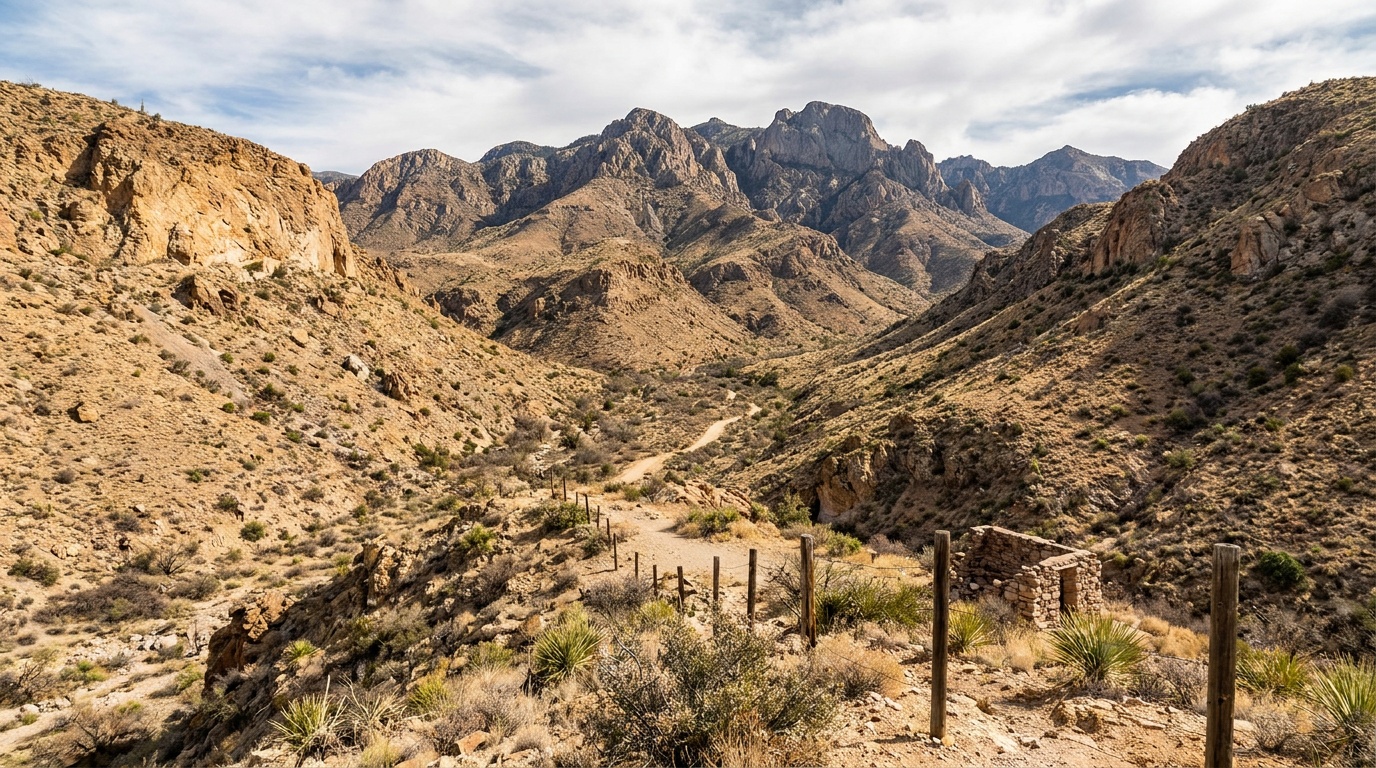 Dog Canyon and the Sacramento Mountains at Oliver Lee Memorial State Park