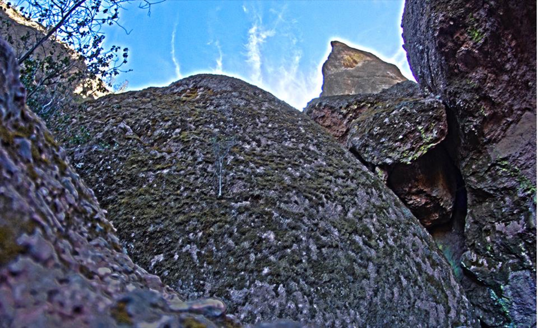 The Balconies Cave talus passage