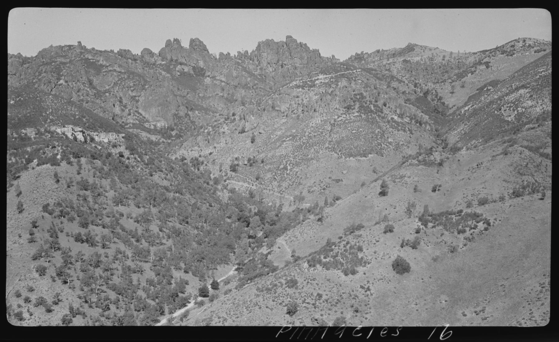 Condor Gulch landscape with volcanic rock formations