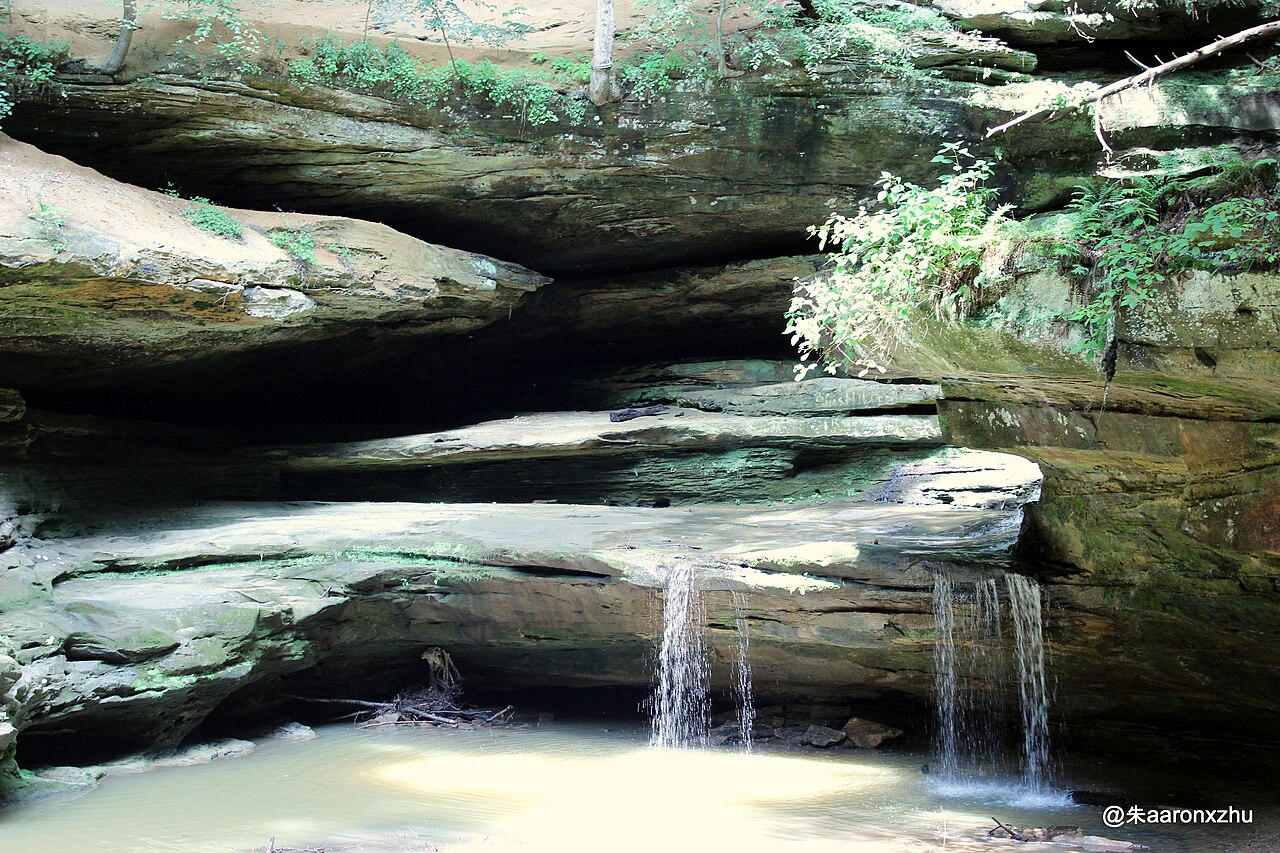 Creek in Old Man's Cave at Hocking Hills State Park