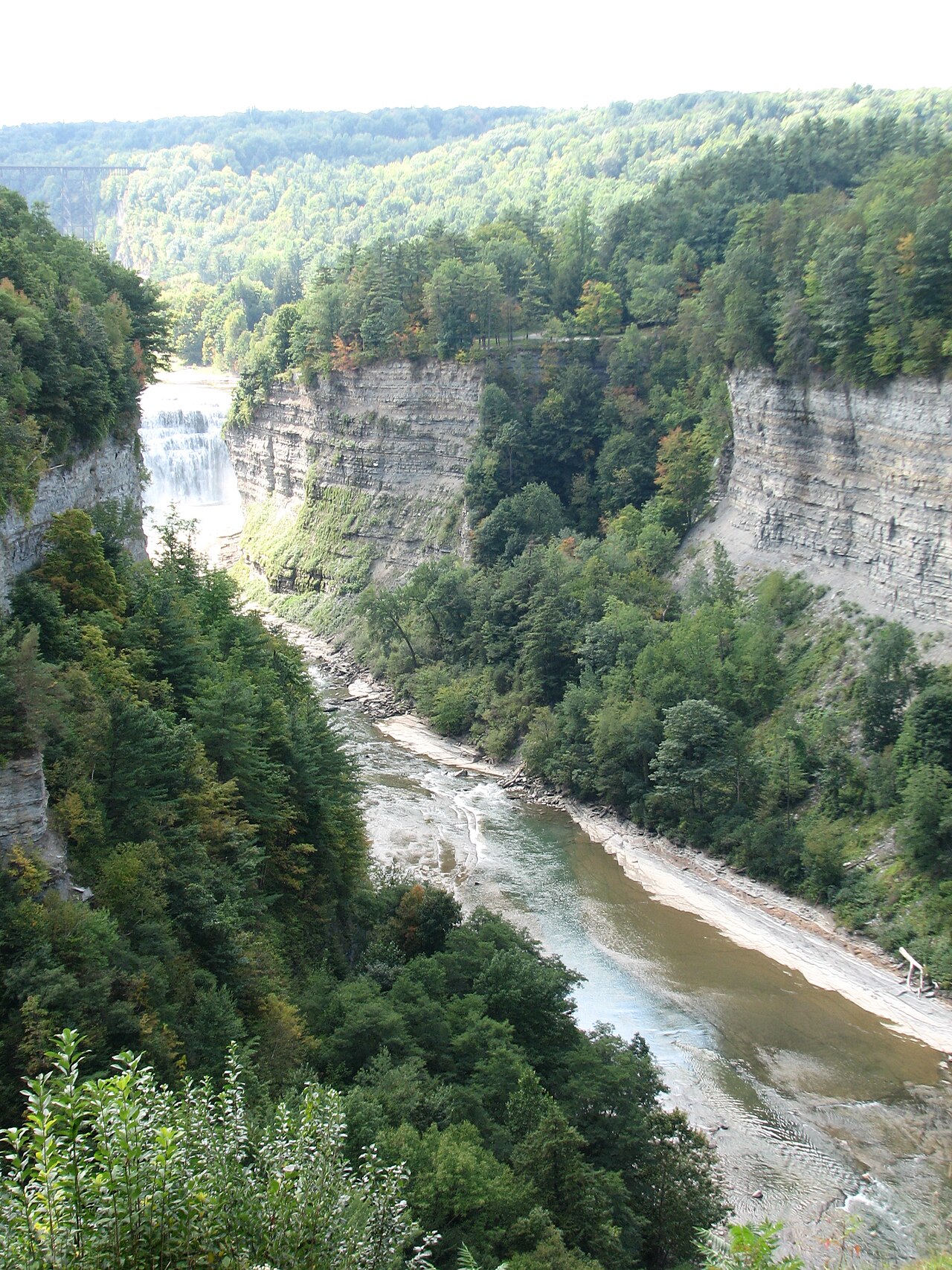 Middle Falls at Letchworth State Park