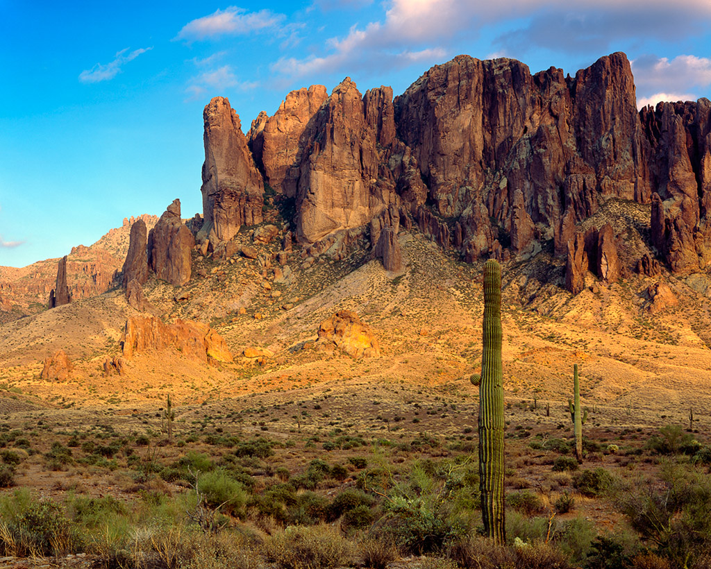 Superstition Mountains in the Sonoran Desert
