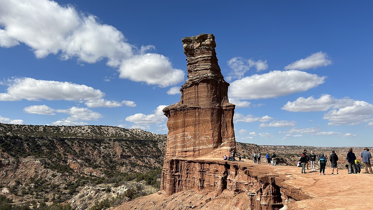 The Lighthouse formation in Palo Duro Canyon State Park