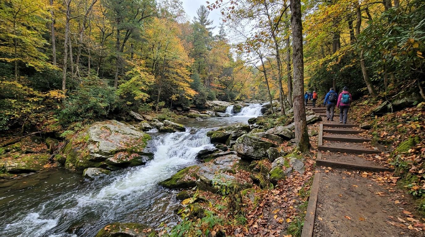 Swallow Falls on the Youghiogheny River