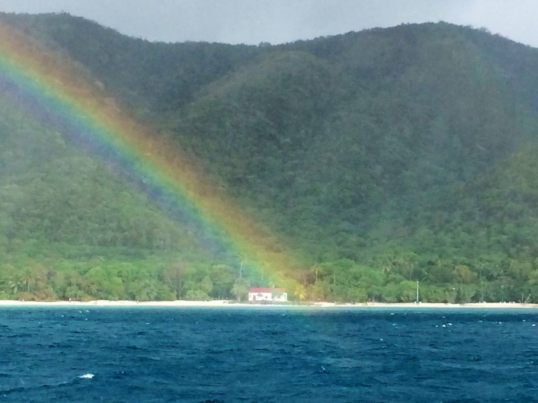 Rainbow over Cinnamon Bay